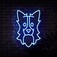 Border Collie Neon Sign