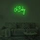 OH BABY" LED Neon Sign