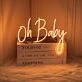 OH BABY" LED Neon Sign