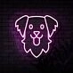 Golden Retriever Neon Sign