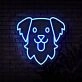 Golden Retriever Neon Sign