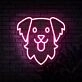 Golden Retriever Neon Sign