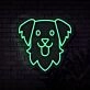 Golden Retriever Neon Sign