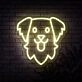 Golden Retriever Neon Sign