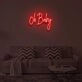 OH BABY" LED Neon Sign