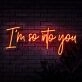 Im So Into You Neon Sign