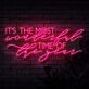 Its The Most Wonderful Time Of The Year Neon Sign