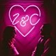 Customize Name Modern Love Neon Sign for Wedding