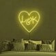 Customize Name Modern Love Neon Sign for Wedding