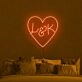 Customize Name Modern Love Neon Sign for Wedding