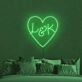 Customize Name Modern Love Neon Sign for Wedding