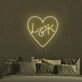Customize Name Modern Love Neon Sign for Wedding