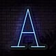 Personalized Initial Letter A Neon Sign MNC41520