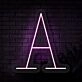 Personalized Initial Letter A Neon Sign MNC41520