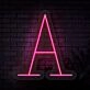 Personalized Initial Letter A Neon Sign MNC41520