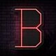 Personalized Initial Letter B Neon Sign MNC41521