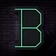 Personalized Initial Letter B Neon Sign MNC41521