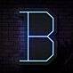 Personalized Initial Letter B Neon Sign MNC41521