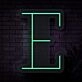Personalized Initial Letter E Neon Sign MNC41524