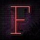 Personalized Initial Letter F Neon Sign MNC41525