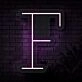 Personalized Initial Letter F Neon Sign MNC41525