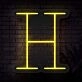 Personalized Initial Letter H Neon Sign