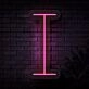 Personalized Initial Letter I Neon Sign MNC41528
