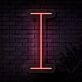 Personalized Initial Letter I Neon Sign MNC41528