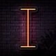 Personalized Initial Letter I Neon Sign MNC41528