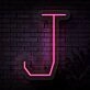 Personalized Initial Letter J Neon Sign MNC41529