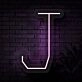 Personalized Initial Letter J Neon Sign MNC41529