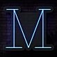 Personalized Initial Letter M Neon Sign MNC41532