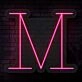 Personalized Initial Letter M Neon Sign MNC41532