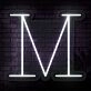 Personalized Initial Letter M Neon Sign MNC41532