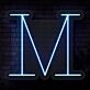 Personalized Initial Letter M Neon Sign MNC41532