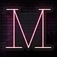 Personalized Initial Letter M Neon Sign MNC41532