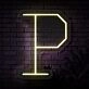 Personalized Initial Letter P Neon Sign MNC41535