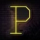 Personalized Initial Letter P Neon Sign MNC41535