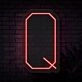Personalized Initial Letter Q Neon Sign MNC41536