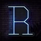 Personalized Initial Letter R Neon Sign