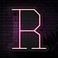 Personalized Initial Letter R Neon Sign