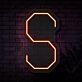 Personalized Initial Letter S Neon Sign MNC41538