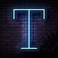 Personalized Initial Letter T Neon Sign