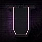 Personalized Initial Letter U Neon Sign MNC41540