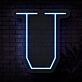 Personalized Initial Letter U Neon Sign MNC41540