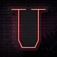 Personalized Initial Letter U Neon Sign MNC41540