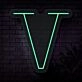 Personalized Initial Letter V Neon Sign MNC41541