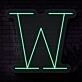 Personalized Initial Letter W Neon Sign MNC41542