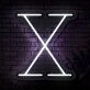 Personalized Initial Letter X Neon Sign MNC41543