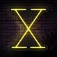 Personalized Initial Letter X Neon Sign MNC41543